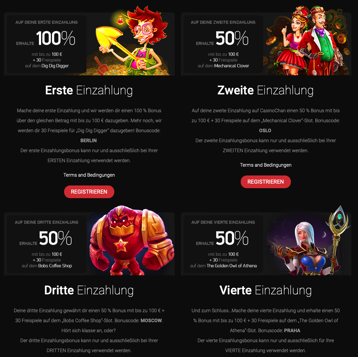 CasinoChan Bonus