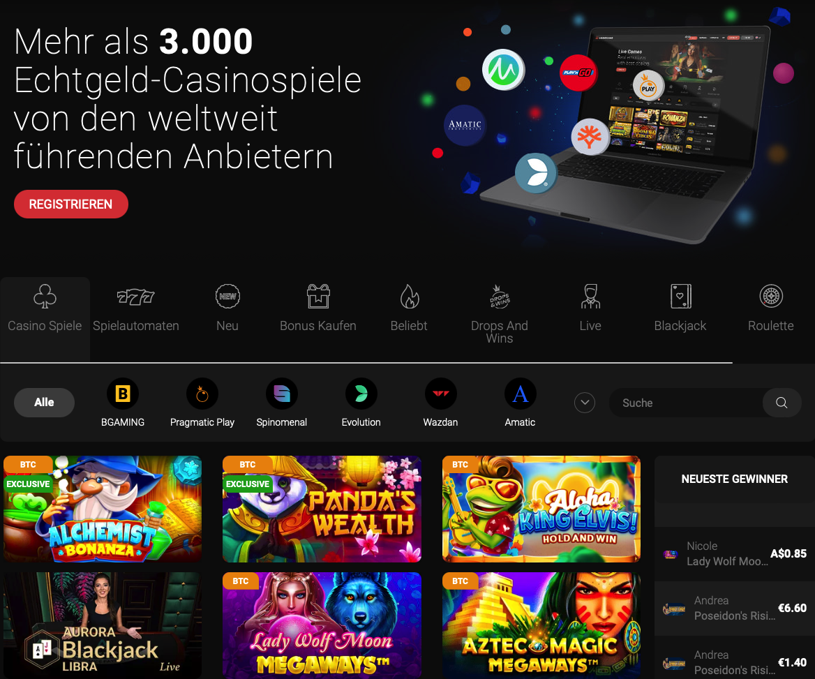 CasinoChan Spiele