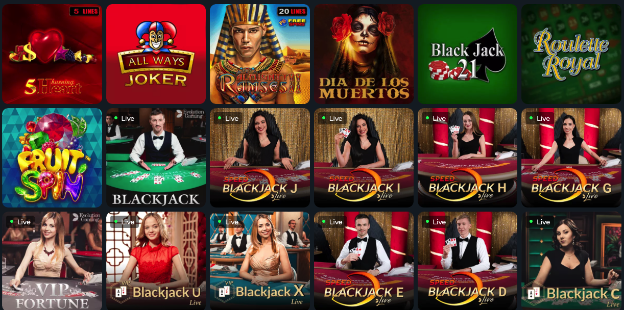 Loki Casino Spiele
